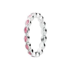 Pandora Better Together Pink Enamel Ring